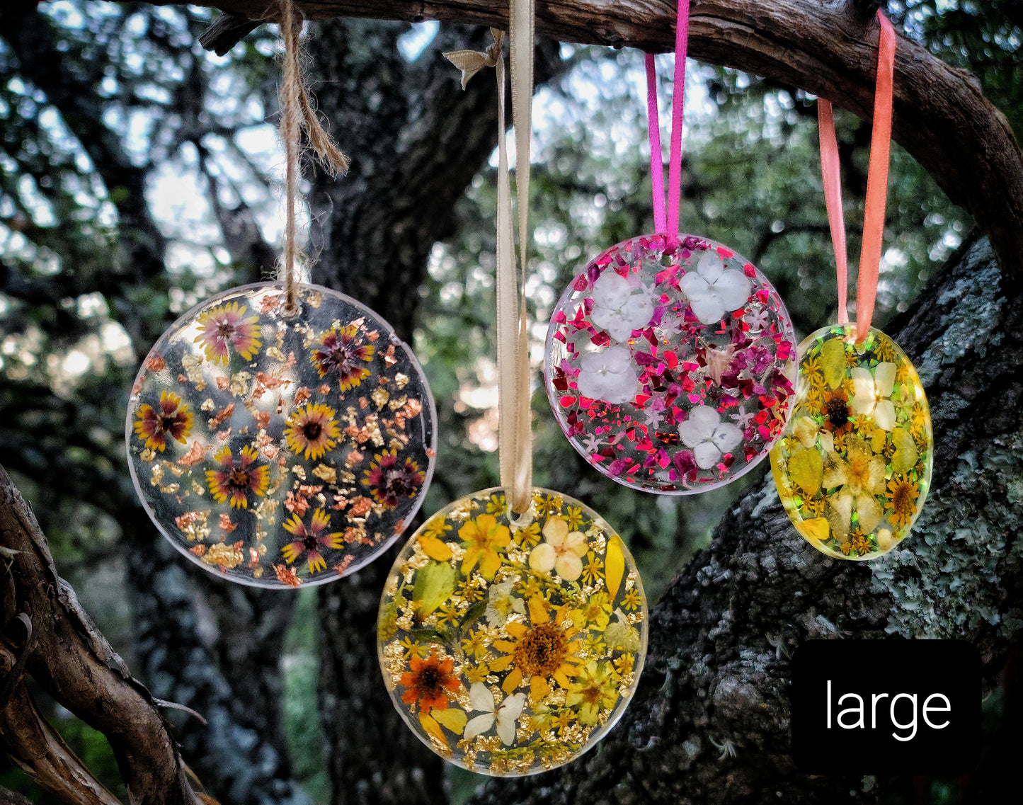 Large Floral Suncatcher