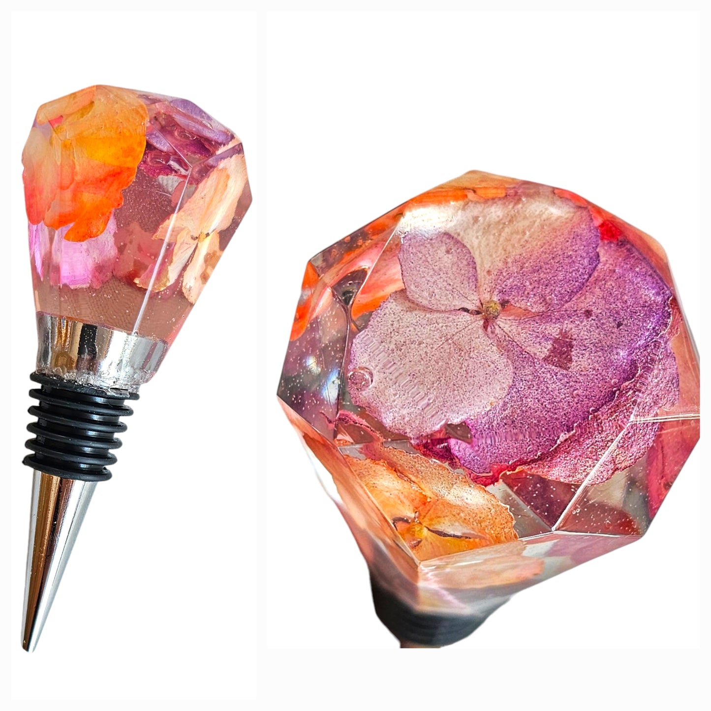 Floral Wine Bottle Stopper