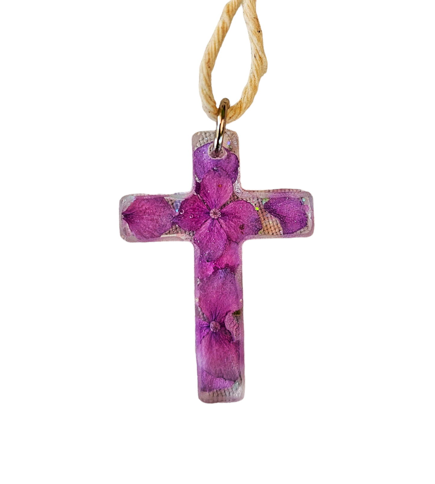 Floral Cross Pendant