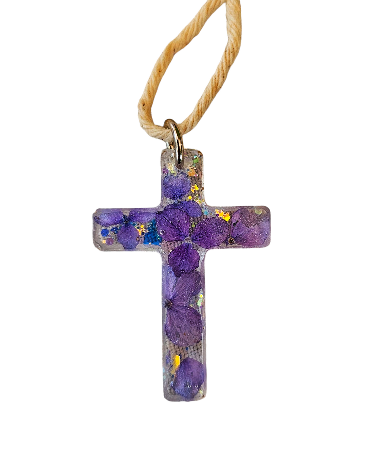 Floral Cross Pendant